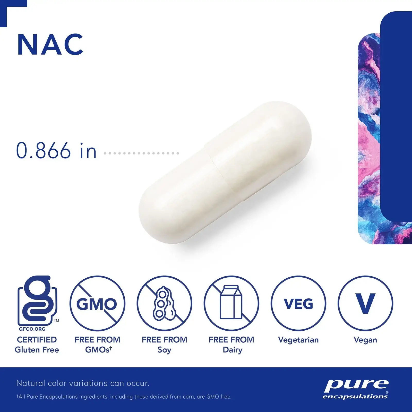 NAC (N Acetyl l Cysteine) 600 mg.