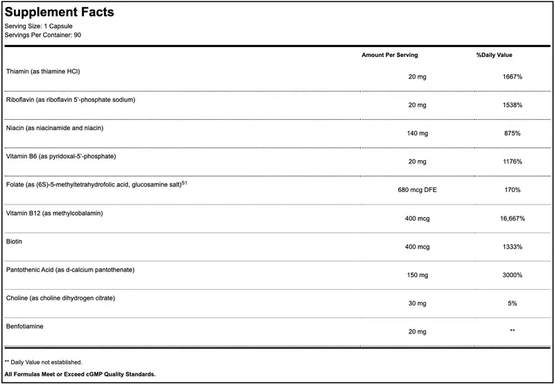 Active B Complex for NCPak #30