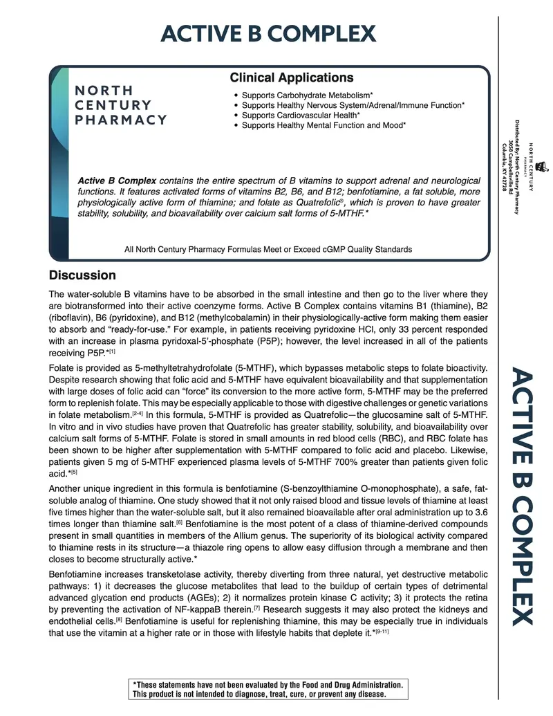 Active B Complex for NCPak #30