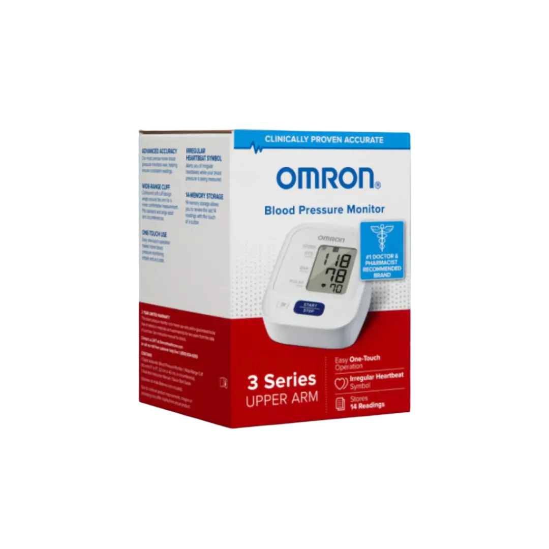 Omron 3 Series - Automatic Upper Arm Blood Pressure Monitor