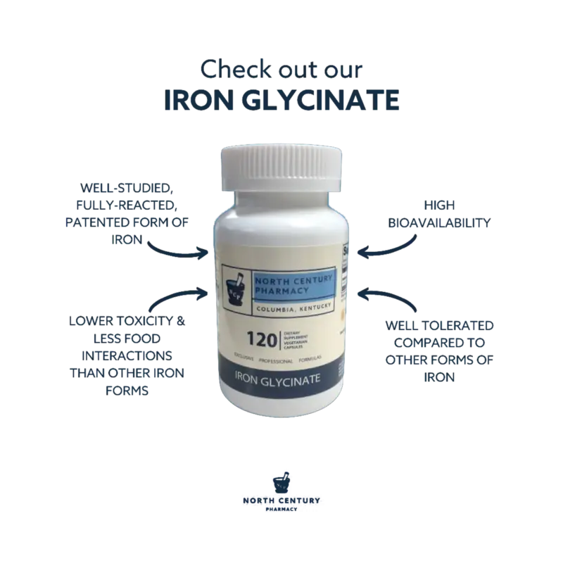 Iron Glycinate 120 Capsules