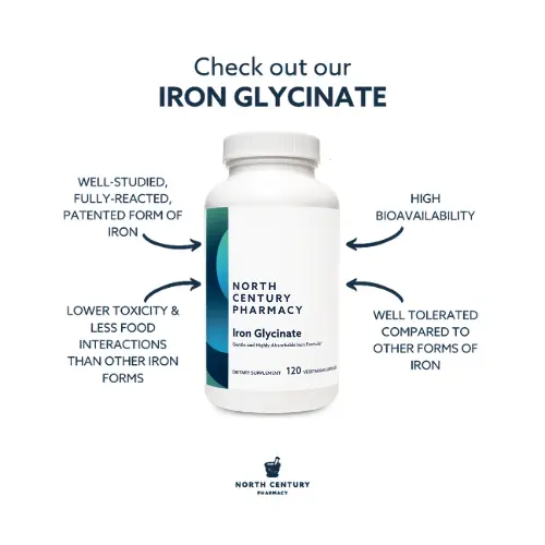 Iron Glycinate 120 Capsules